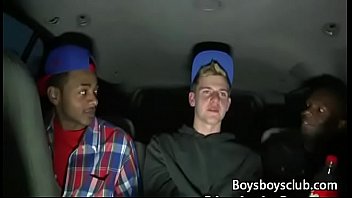 Blacks On Boys - White Skinny Gay Boy Enjoy Big Black Cock 19 free video