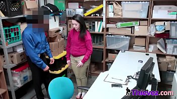 Horny Officer Questioning A Teen Bitch With His Wiener free video