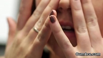 Wacky Model Gets Cumshot On Her Face Gulping All The Sperm free video