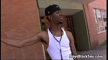 Blacks On Boys - Gay Bareback Interracial Fuck Scene 20 free video