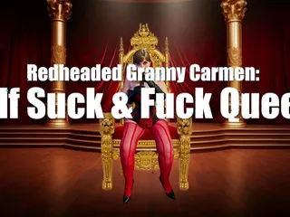 Redheaded Granny Carmen - Gilf Suck & Fuck Queen free video